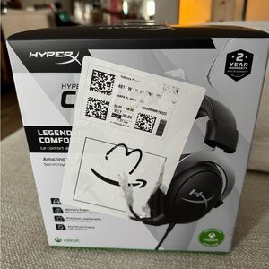 HyperX CloudX Gaming Headset - Black and Gray